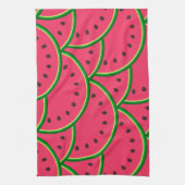 Colorful Summer Fun Watermelon Pattern Theedoek (Verticaal)