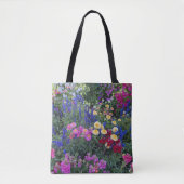 Colorful Summer Garden Floral Tote Bag (Voorkant)