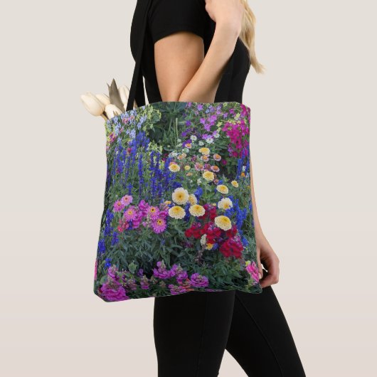Colorful Summer Garden Floral Tote Bag (Dichtbij)