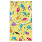 Colorful Summer Ice Cream Pattern Klein Cadeauzakje (Achterkant)