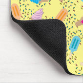 Colorful Summer Ice Cream Pattern Muismat (Hoek)