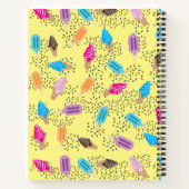 Colorful Summer Ice Cream Pattern Notitieboek (Achterkant)