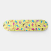 Colorful Summer Ice Cream Pattern Persoonlijk Skateboard (Horizontaal)