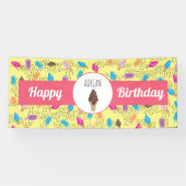 Colorful Summer Ice Cream Pattern Spandoek (Horizontaal)