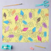 Colorful Summer Ice Cream Pattern Tissuepapier (Craft)