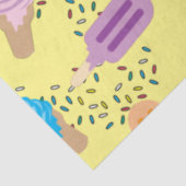 Colorful Summer Ice Cream Pattern Tissuepapier (Detail)