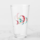 Colorful Summer Kite Surfing Glas (Achterkant)