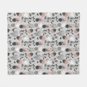 Colorful Summer Pattern Fleece Deken (Voorkant (Horizontaal))