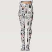 Colorful Summer Pattern Leggings (Voorkant)