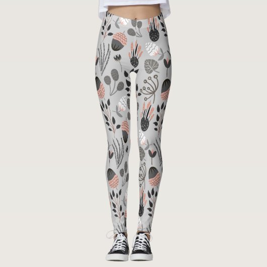 Colorful Summer Pattern Leggings (Voorkant)