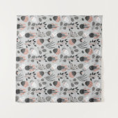 Colorful Summer Pattern Wandkleed (Voorkant (horizontaal))