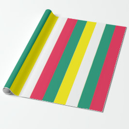 Colorful Summer Stripes Cadeaupapier