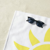 Colorful Summer Time Sunshine and Stripes Strandlaken (In situ)