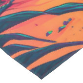 Colorful Summer Tropical Beach Landscape Artwork | Tafelkleed (Gekanteld)