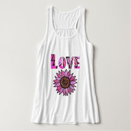Colorful Sunflower Love Tanktop