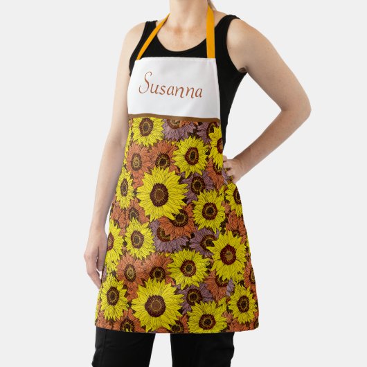 Colorful Sunflower Patroon Schort (Insitu)