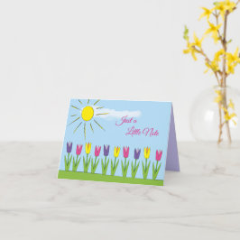 Colorful Sunny Day Tulips All Occasiom Kaart