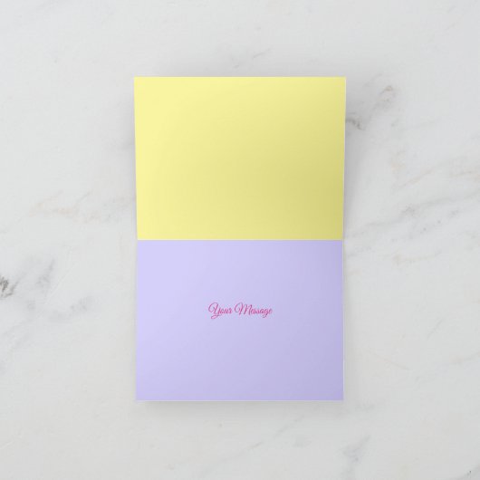 Colorful Sunny Day Tulips All Occasiom Kaart (Binnen)