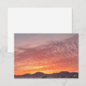 Colorful Sunrise Notitiekaartje (Voorkant / Achterkant)
