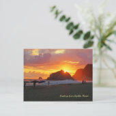 Colorful Sunset (aanpasbaar) Briefkaart (Staand voorkant)