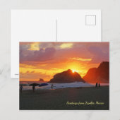 Colorful Sunset (aanpasbaar) Briefkaart (Voorkant / Achterkant)