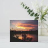 Colorful Sunset Briefkaart (Staand voorkant)