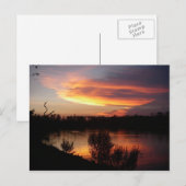 Colorful Sunset Briefkaart (Voorkant / Achterkant)