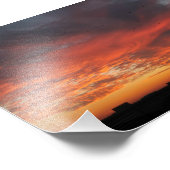 Colorful Sunset Foto Afdruk (Hoek)