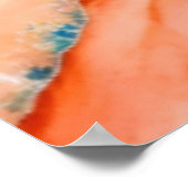 Colorful sunset in the desert poster (Hoek)