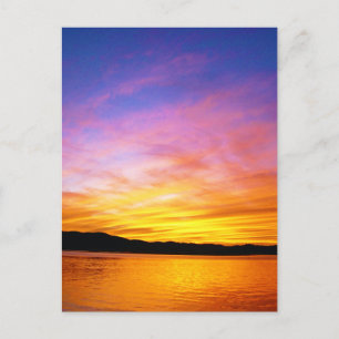 Colorful Sunset Knysna Zuid-Afrika Briefkaart