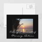 Colorful Sunset of Morong, Bataan Briefkaart (Voorkant / Achterkant)