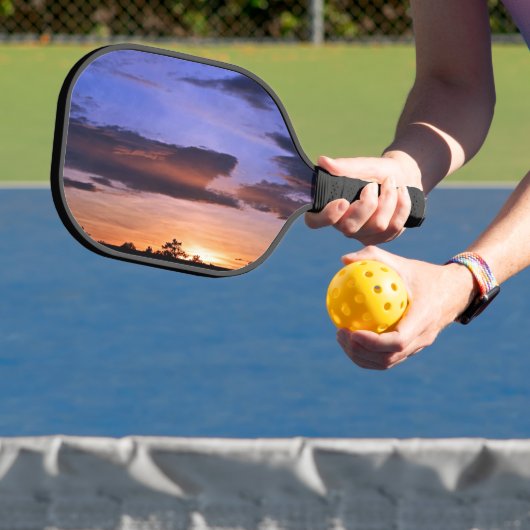 Colorful Sunset van Shirley Taylor Pickleball Paddle (Insitu)