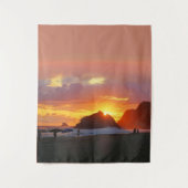 Colorful Sunset Wandkleed (Voorkant)