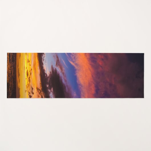 Colorful Sunset Yoga Mat (Voorkant (horizontaal))