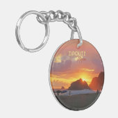 Colorful Sunset Zipolite / Mexico Sleutelhanger (Voorkant Links)
