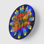 Colorful Supernova met vluchtnummers Ronde Klok (Hoek)