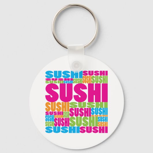 Colorful Sushi Sleutelhanger (Voorkant)