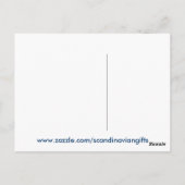 Colorful Swedish Dala Horse Briefkaart (Achterkant)