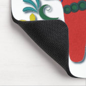 Colorful Swedish Dala Horse Muismat (Hoek)