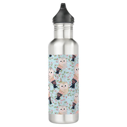 Colorful Sweet Owls Waterfles (Rechts)