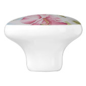 COLORFUL SWEET PEAS CERAMIC KNOB KERAMISCHE KNOP (Zijkant)