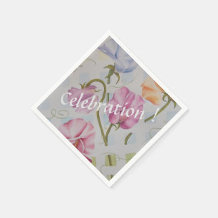 COLORFUL SWEET PEAS SERVET