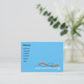 Colorful Swim-symbool Visitekaartje (Staand voorkant)