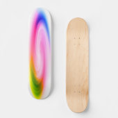 Colorful Swirl Skateboard (Voorkant)