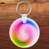 Colorful Swirl Sleutelhanger (Voorkant)