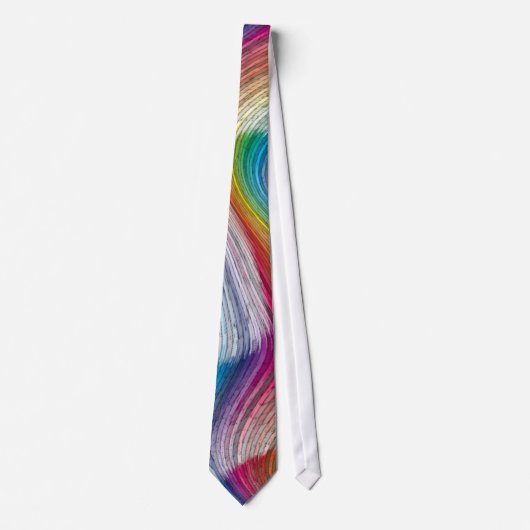 Colorful Swirl Stropdas (Voorkant)