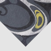 Colorful Swirling Abstract Tissuepapier (Detail)