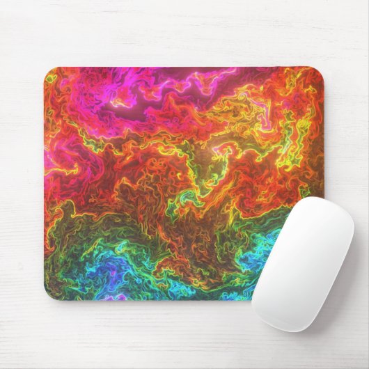 Colorful Swirls Design Muismat (Met muis)