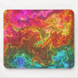 Colorful Swirls Design Muismat