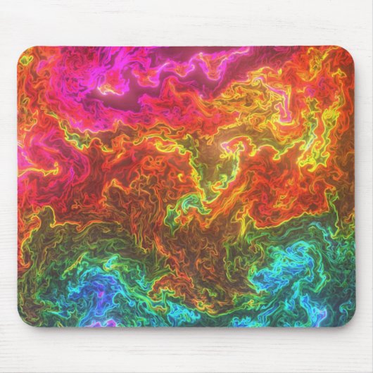 Colorful Swirls Design Muismat (Voorkant)